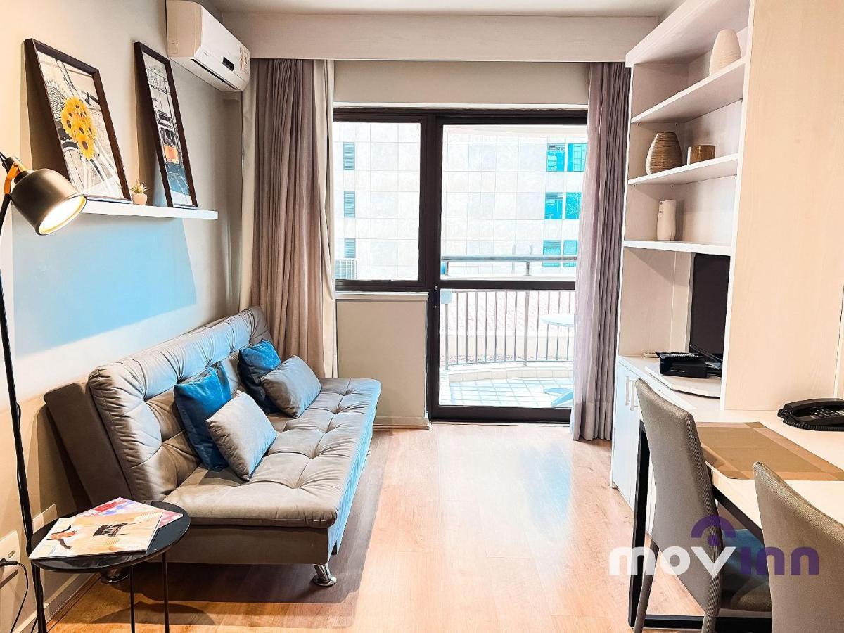 Flat Itaim Bibi 1º Andar By Movinn | 35 M² サンパウロ エクステリア 写真