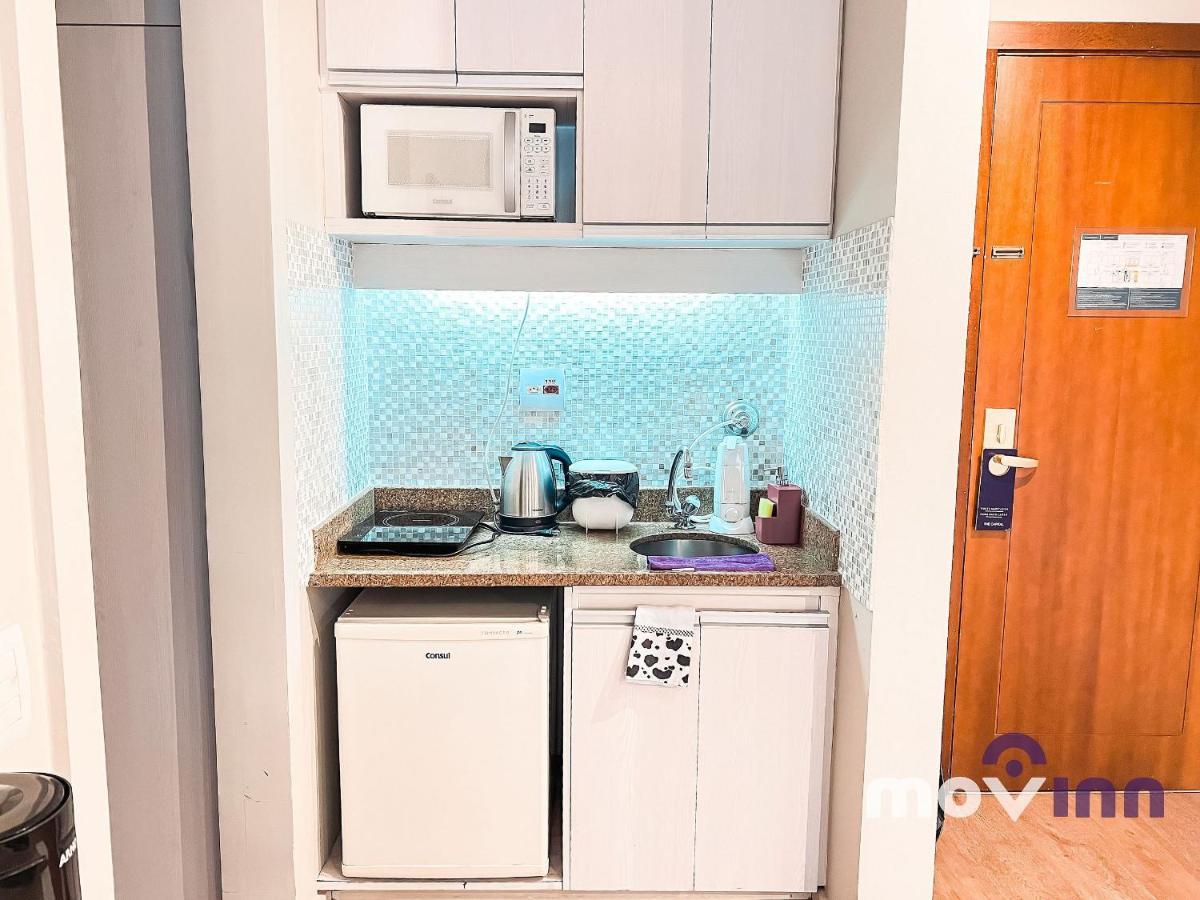 Flat Itaim Bibi 1º Andar By Movinn | 35 M² サンパウロ エクステリア 写真