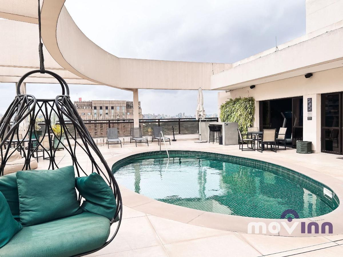 Flat Itaim Bibi 1º Andar By Movinn | 35 M² サンパウロ エクステリア 写真